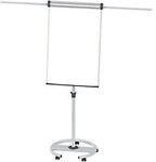 Maul MAULsolid Mobiles Flipchart Freistehend Metall Grau 71 x 196 cm 1099051