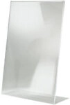 Sigel Tischaufsteller DIN A3 L-Form 30 (B) x 11 (T) x 42,5 (H) cm Transparent 1225260
