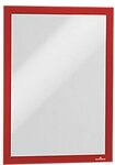 DURABLE DURAFRAME DIN A4 Inforahmen Selbstklebend, Magnetisch Rot Haftend Hartfolie