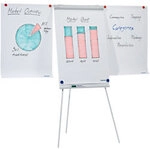 FRANKEN ECO Magnetisches Flipchart F2100/N Mit Seitenarmen H&ouml;henverstellbar 68 x 105