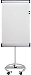 Maul MAULsolid 180&deg; Mobiles Flipchart Freistehend Metall Grau 71 x 196 cm 1099052