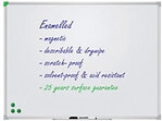 Franken Whiteboard Wandmontiert Magnetisch Emaille Einseitig 180 (B) x 120 (H) cm