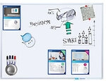 Franken X-tra!Line Whiteboard Wandmontiert Magnetisch Einseitig 150 (B) x 100 (H) cm