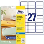 AVERY Zweckform Abziehhilfe QuickPEEL Adressetiketten J4721-25 Selbstklebend DIN A4
