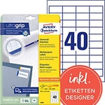 AVERY Zweckform Abziehhilfe QuickPEEL,ultragrip Universaletiketten 4780 Selbstklebend