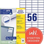 AVERY Zweckform ultragrip Universaletiketten 3668 Selbstklebend DIN A4 Wei&szlig; 52,5 x