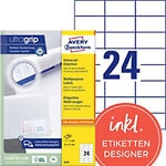 AVERY Zweckform ultragrip Universaletiketten 3474 Selbstklebend DIN A4 Wei&szlig; 70 x 37