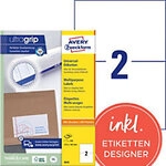 AVERY Zweckform ultragrip Universaletiketten 3655 Selbstklebend DIN A4 Wei&szlig; 210 x