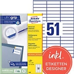 AVERY Zweckform ultragrip Universaletiketten 3420 Selbstklebend DIN A4 Wei&szlig; 70 x