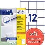 AVERY Zweckform ultragrip Universaletiketten 3661 Selbstklebend DIN A4 Wei&szlig; 70 x