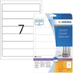 HERMA SPECIAL A4 Ordneretiketten Haftend Schmal 5090 DIN A4 3,8 x 3,8 cm Wei&szlig; 25