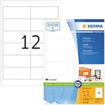 HERMA Premium Universaletiketten 4669 Selbstklebend DIN A4 Wei&szlig; 9,7 x 4,23 cm 100