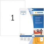 HERMA Special Etiketten 8895 Selbstklebend DIN A4 Wei&szlig; 210 x 297 mm 10 Blatt &agrave; 1