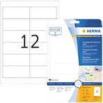 HERMA SPECIAL A4 Etiketten 4682 haftend DIN A4 Transparent 97 x 42,3 mm 25 Blatt &agrave;
