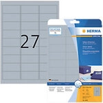 HERMA Special Universaletiketten 4098 Selbstklebend DIN A4 Silber 6,35 x 2,96 cm 25