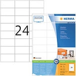 HERMA Premium Universaletiketten 4615 Selbstklebend DIN A4 Wei&szlig; 7 x 3,7 cm 200 Blatt