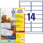 AVERY Zweckform Abziehhilfe QuickPEEL Adressetiketten LR7163-100 Selbstklebend DIN A4