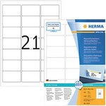 HERMA Wiederabl&ouml;sbare Etiketten 10301 Selbstklebend DIN A4 Wei&szlig; 6,35 x 3,81 cm 100