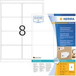 HERMA Wiederabl&ouml;sbare Etiketten 10312 Selbstklebend DIN A4 Wei&szlig; 9,91 x 6,77 cm 100