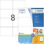 HERMA Premium Universaletiketten 4470 Selbstklebend DIN A4 Wei&szlig; 10,5 x 7,4 cm 100