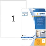 HERMA Etiketten 4866 Wei&szlig; DIN A4 210 x 297 mm 10 Blatt &agrave; 1 Etiketten 5004765