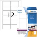 HERMA CD-DVD Etiketten 5070 Wei&szlig; Rechteckig 300 Etiketten pro Packung 5297670