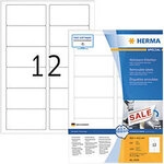 HERMA Wiederabl&ouml;sbare Etiketten 10304 Selbstklebend DIN A4 Wei&szlig; 8,89 x 4,66 cm 100