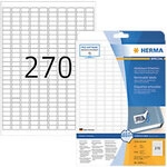HERMA Wiederabl&ouml;sbare Etiketten 10000 Selbstklebend DIN A4 Wei&szlig; 1,78 x 1 cm 25