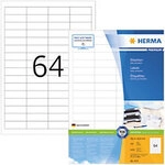 HERMA Premium Universaletiketten 4271 Selbstklebend DIN A4 Wei&szlig; 4,83 x 1,69 cm 100