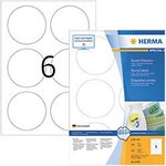 HERMA Wiederabl&ouml;sbare Etiketten 4478 Selbstklebend DIN A4 Wei&szlig; 8,5 x 8,5 cm 100