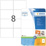 HERMA Premium Universaletiketten 5062 Selbstklebend DIN A4 Wei&szlig; 10,5 x 7,4 cm 25
