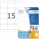 HERMA Premium Universaletiketten 5055 Selbstklebend DIN A4 Wei&szlig; 7 x 5,08 cm 25 Blatt