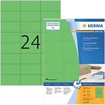 HERMA Special Universaletiketten 4409 Selbstklebend DIN A4 Gr&uuml;n 7 x 3,7 cm 100 Blatt