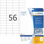 HERMA Wiederabl&ouml;sbare Etiketten 5080 Selbstklebend DIN A4 Wei&szlig; 5,25 x 2,12 cm 25