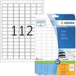 HERMA Premium Universaletiketten 4334 Selbstklebend DIN A4 Wei&szlig; 2,54 x 1,69 cm 25