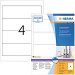 HERMA SPECIAL A4 Ordneretiketten Haftend Breit 4284 DIN A4 19,2 x 6,1 cm Wei&szlig; 100