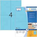 HERMA Special Universaletiketten 4398 Selbstklebend DIN A4 Blau 10,5 x 14,8 cm 100