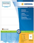HERMA Universaletiketten 4417 Selbstklebend Wei&szlig; 10,5 x 4,8 cm 500 Blatt &agrave; 12