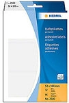 HERMA Multifunktionsetiketten 2430 Selbstklebend DIN A4 Wei&szlig; 22 x 32 mm 32 Blatt &agrave;