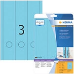 HERMA Special Ordneretiketten 5138 Selbstklebend DIN A4 Blau 61 x 297 mm 20 Blatt &agrave;
