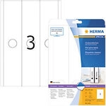 HERMA Special Ordneretiketten Selbstklebend Breit 5159 DIN A4 5,9 x 29,7 cm Wei&szlig; 25