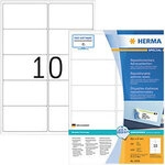 HERMA Wiederabl&ouml;sbare Etiketten 10316 Selbstklebend DIN A4 Wei&szlig; 9,91 x 5,7 cm 100