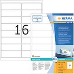 HERMA Wiederabl&ouml;sbare Etiketten 10309 Selbstklebend DIN A4 Wei&szlig; 9,91 x 3,38 cm 100