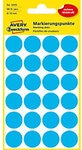 AVERY Zweckform Markierungspunkte 3005 Haftend Blau 18 mm 4 Blatt &agrave; 24 Etiketten