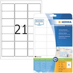 HERMA Premium Universaletiketten 5029 Selbstklebend DIN A4 Wei&szlig; 6,35 x 3,81 cm 25