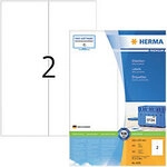 HERMA Premium Universaletiketten 4658 Selbstklebend DIN A4 Wei&szlig; 10,5 x 29,7 cm 100