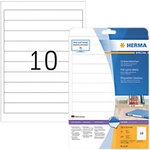 HERMA Special Ordneretiketten 5119 Selbstklebend DIN A4 Wei&szlig; 192 x 25,4 mm 25 Blatt