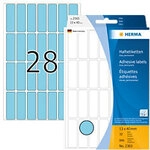 HERMA Mulrifunktionsetiketten 2363 Blau Rechteckig 13 x 40 mm 32 Blatt &agrave; 28