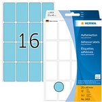 HERMA Mulrifunktionsetiketten 2453 Blau Rechteckig 25 x 40 mm 32 Blatt &agrave; 16