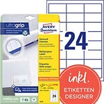 AVERY Zweckform Abziehhilfe QuickPEEL,ultragrip Universaletiketten 6172 Selbstklebend
